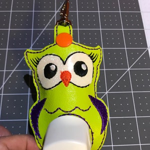 In The Hoop Owl Inhaler Holder downloadable Machine Embroidery Design File