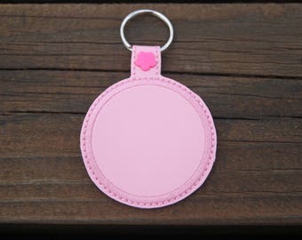 3,25" blank cirkelnyckelring ITH broderidesign (5x7-båge) (nedladdningsbar fil)