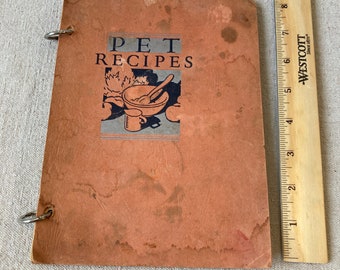 Livre de recettes PET de 1931
