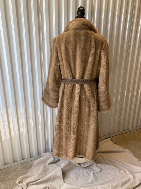 1970s Faux Fur Winter Coat - image 3