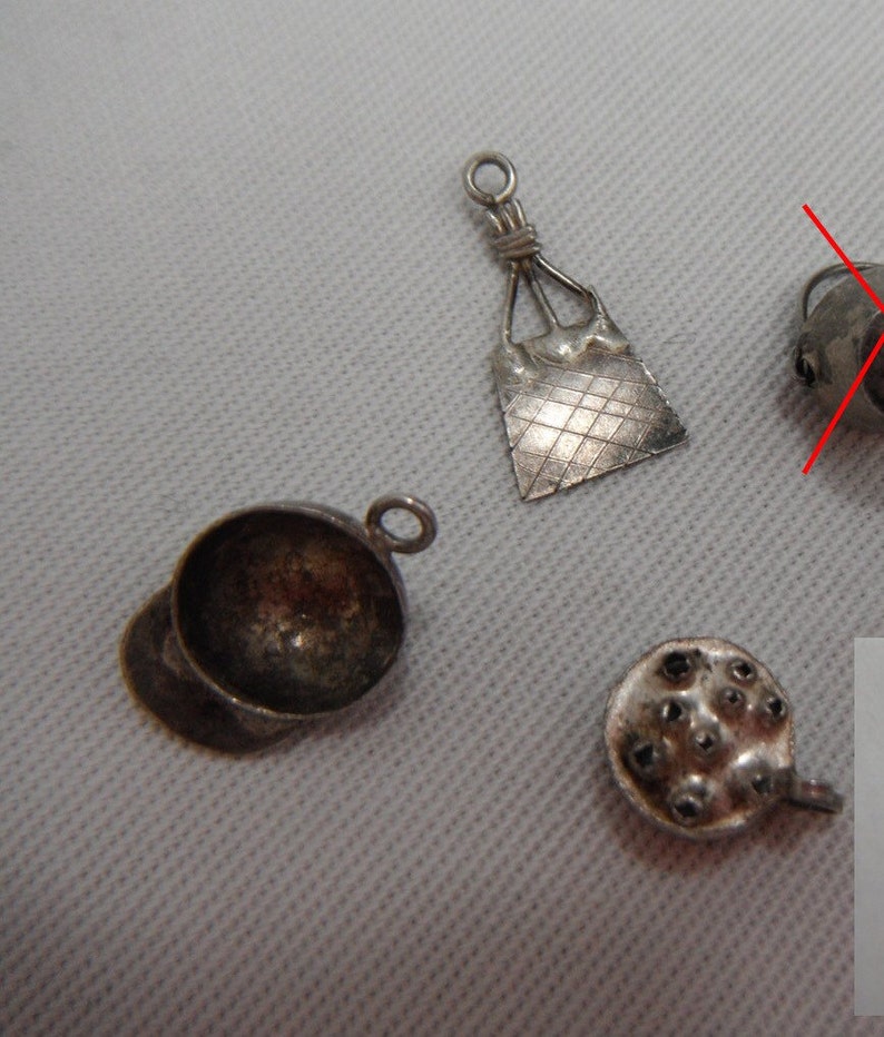 Colander Ballcap Mexico Sterling Silver Charms PurseBag