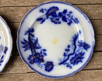 Copeland Flow Blue Dinner Plate Early 1800s
