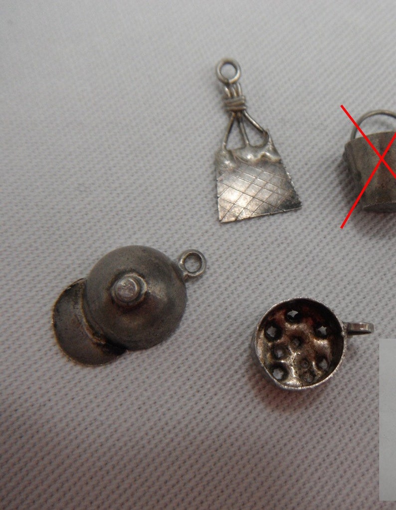 Colander Ballcap Mexico Sterling Silver Charms PurseBag