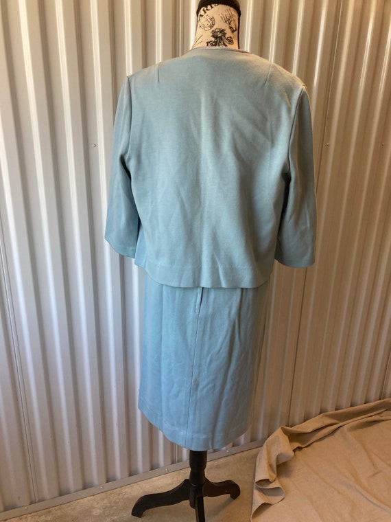 Domani Wool Dress and Jacket Suit Set 1960s - image 3