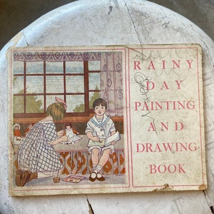 Rainy Day Children’s Art Book from 1916
