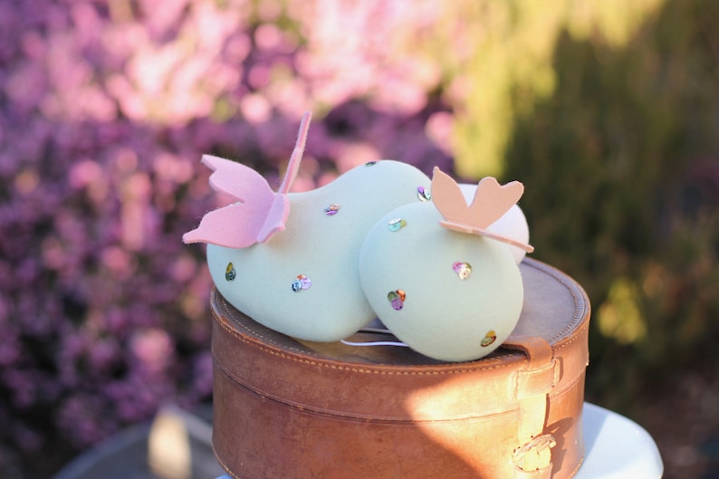 Church Hat Girls Fancy Wedding Hat British Hat Toddler Tea Party Pink Girls Fascinator with Butterfly