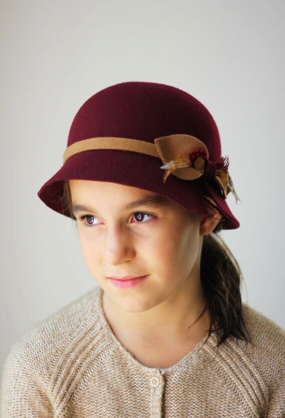 Wool Hat Fancy Winter Hat Wool Felt Hat 
