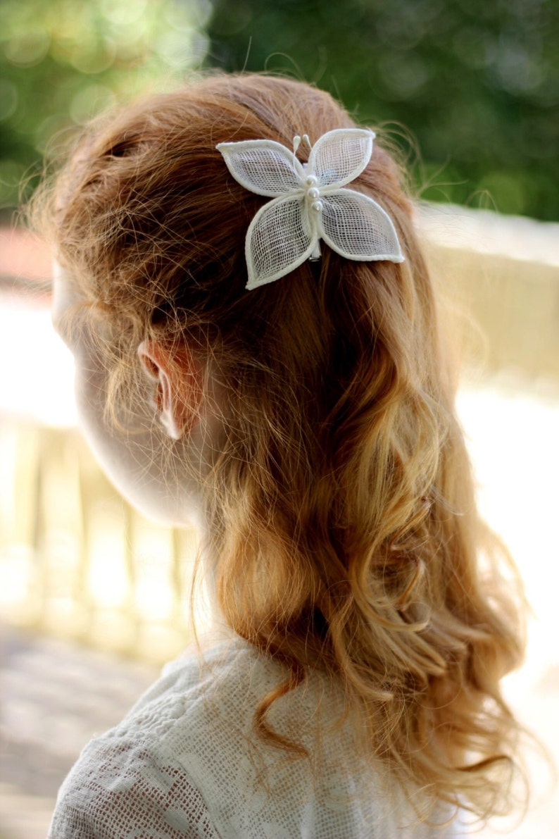 Fermagli Capelli A Farfalla - Confezione Da 6, In Pizzo Ricamato, Per Donne E Ragazze - Foto 8