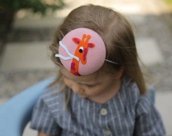 Mini Cappello con Giraffa, Cappellino per ragazze, Berretto Bebe,  cappellino rosa bimba