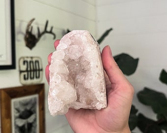 Natural Apophyllite Cluster - Apophyllite Crystal Geode - Rough Apophyllite Stilbite - Healing Stones - Reiki Healing Mineral Specimens