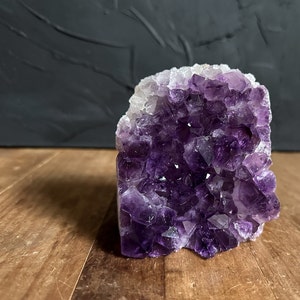 Dark Amethyst Cluster Witchy Decor Raw Amethyst Geode Purple Crystal Clusters Mineral Specimen Sacred Space Altar image 6