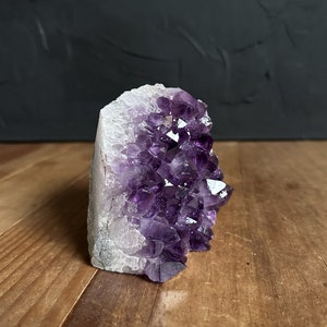 Dark Amethyst Cluster Witchy Decor Raw Amethyst Geode Purple Crystal Clusters Mineral Specimen Sacred Space Altar image 9