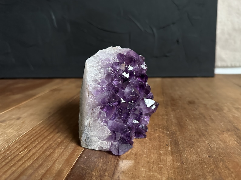 Dark Amethyst Cluster Witchy Decor Raw Amethyst Geode Purple Crystal Clusters Mineral Specimen Sacred Space Altar image 9