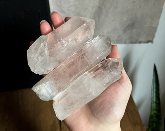 Clear Quartz Wand - Quartz Crystal Point - Large Raw Crystals - Witchy Decor - Sacred Tools - Divination