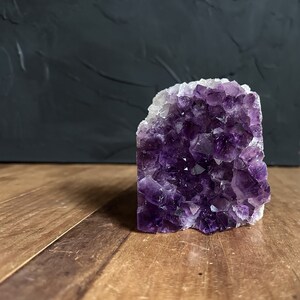 Dark Amethyst Cluster Witchy Decor Raw Amethyst Geode Purple Crystal Clusters Mineral Specimen Sacred Space Altar image 2