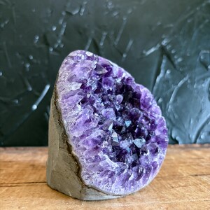 Raw Amethyst Geode Crystal Clusters - Witchy Decor - Amethyst Cluster - Boho Room Decor - Chakra Crystal Birthstone image 3