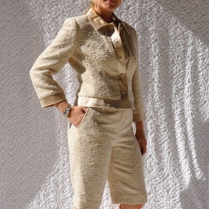 dress shorts and blazer