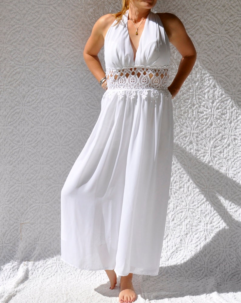 80s Lew Magram White Jumpsuit Beach Wedding White Jumper. | Etsy