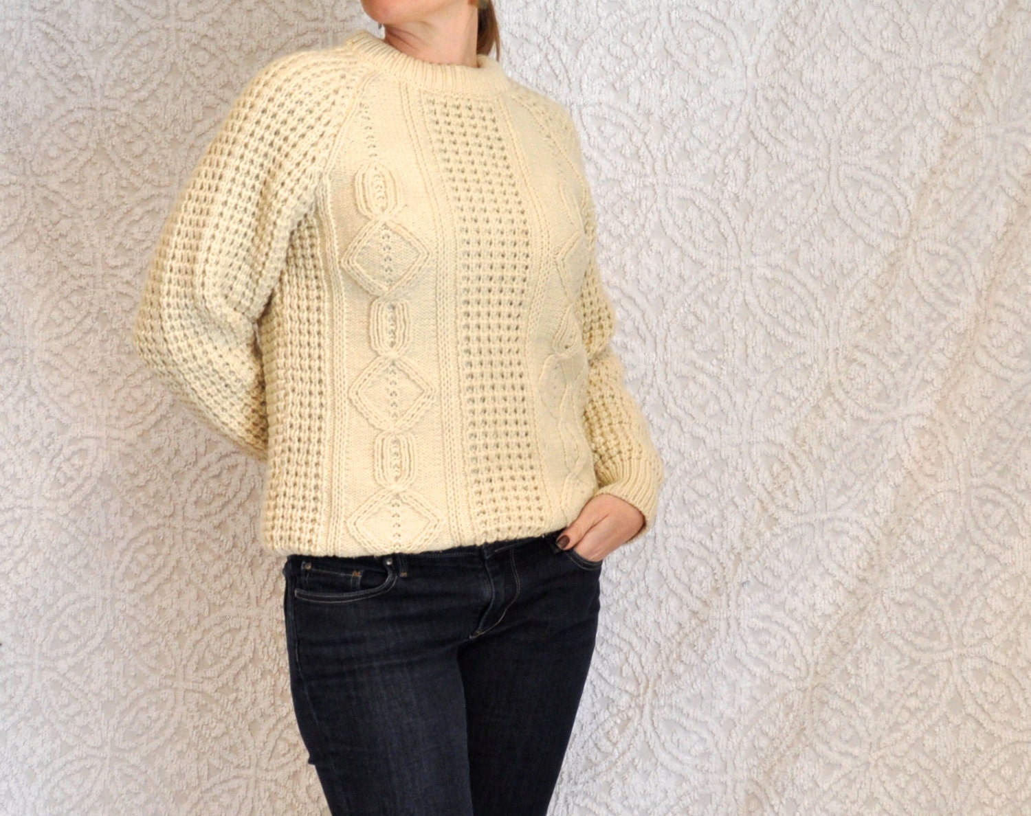 vintage fisherman sweater