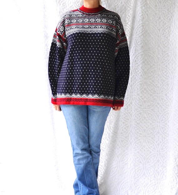 retro wool sweater