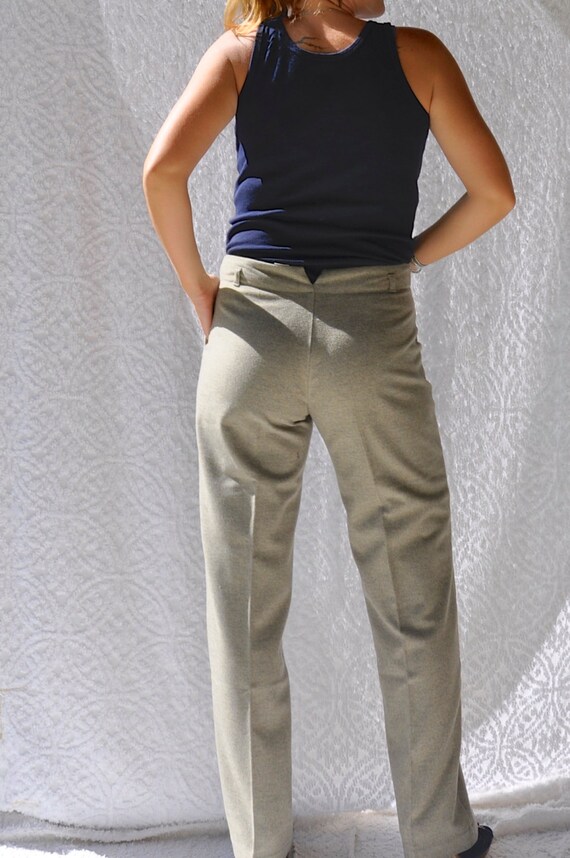 最安価格 90s vintage wool gray slacks 2tuck 古着 - スラックス