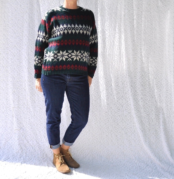 retro wool sweater