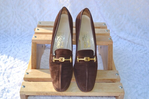 1970s Vintage Ferragamo Pumps | Designer Vintage S