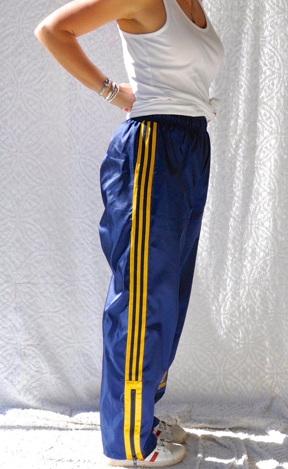 Vintage Adidas Pants 90s Adidas Track Pants. Retro Hip Hop Etsy