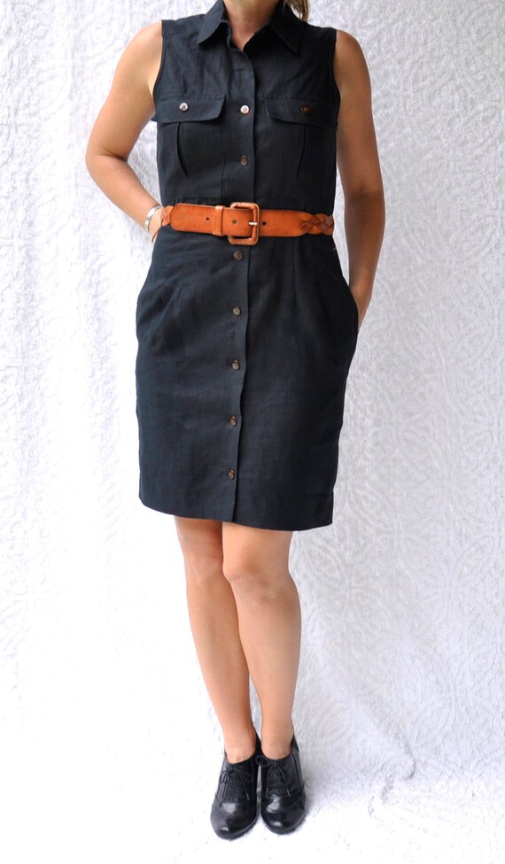 button down jumper dress