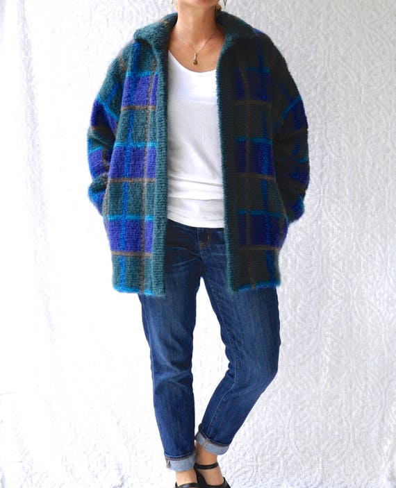 Vintage Escada Sweater Jacket | 1980s Mohair Cardi