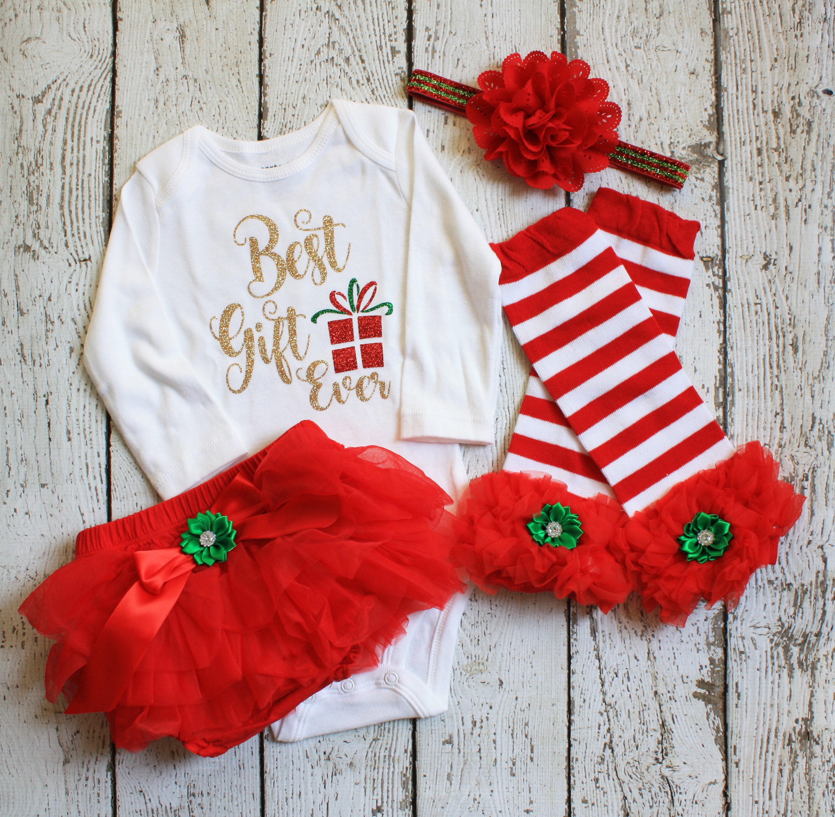newborn girl christmas outfit