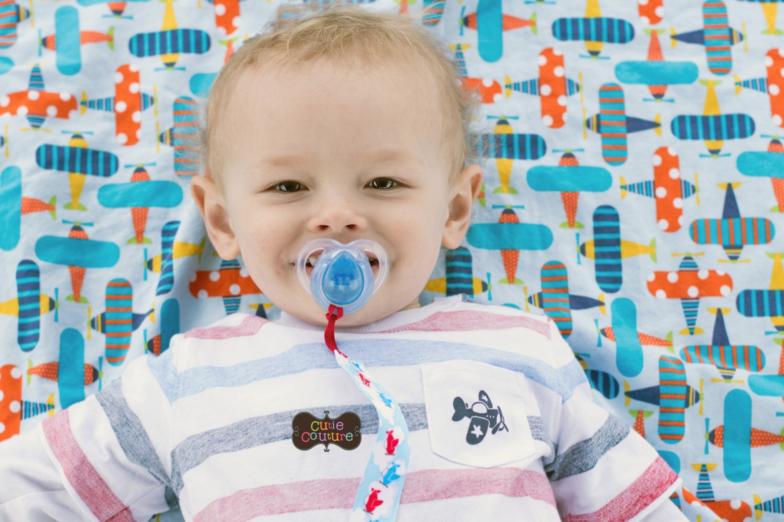 Boutique StylePacifier ClipBaby Boy Pacifier ClipUniversal Etsy