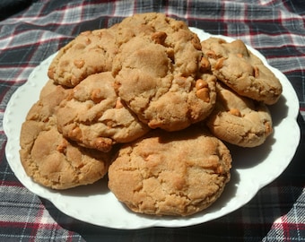 Butterscotch chip cookies, 1 dozen homestyle, made to order cookies, Oregon, Pacific Northwest, A taste of home.