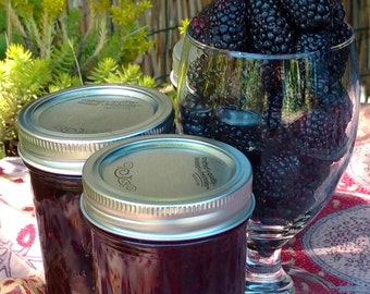 Marionberry Merlot Jam, 8 oz jar, Naturally grown, hand picked, Small batch jam, Oregon made, Pacific Northwest Flavor