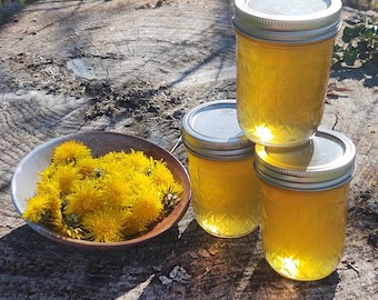 Dandelion jelly, 8 oz jar