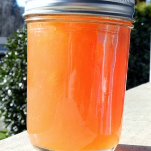 Hachiya Persimmon Jam, 8oz jar, Oregon, Pacific Northwest, Handcrafted