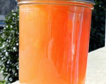 Hachiya Persimmon Jam, 8oz jar, Oregon, Pacific Northwest, Handcrafted