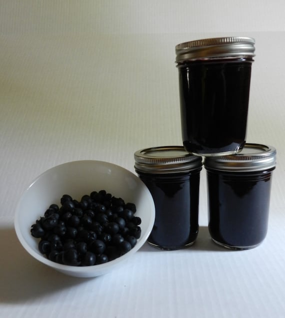 Salal Berry Jam 8 oz. jar Hand made Native Berry