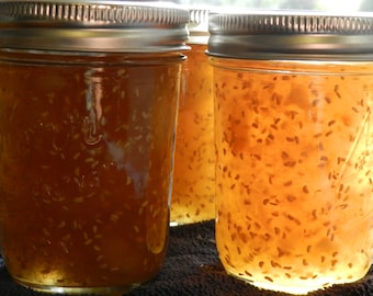 Golden Raspberry Jam, 8 oz jar, Oregon, Pacific Northwest