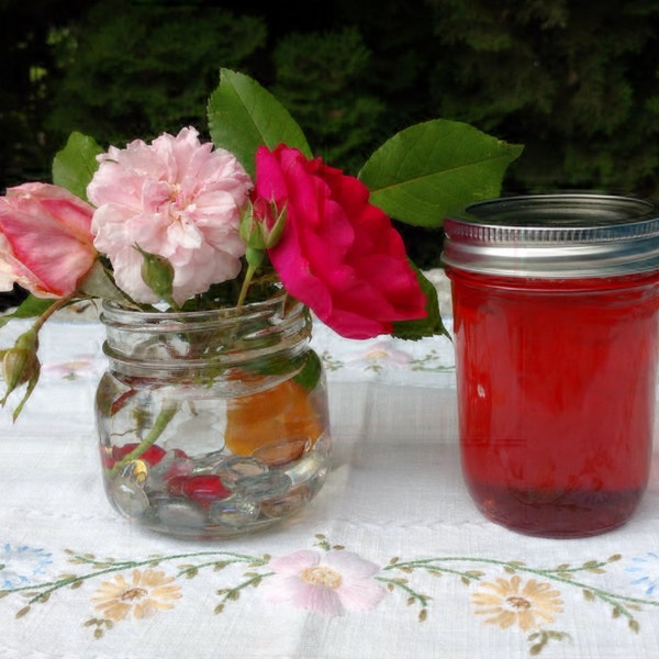 Rose Petal Jelly, Naturally grown, unique flavor, Oregon, Pacific Northwest, Gourmet, Small batch jelly, Delicate floral jelly, handcrafted