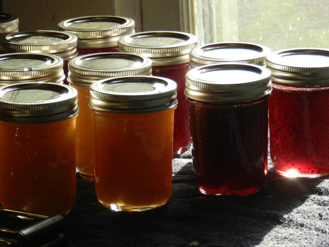 Jams and Jellies, Choose 6 Jars , Any Flavor, Mix and Match, a Package