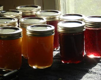 Jams and Jellies, Choose 6 jars , any flavor, mix and match,  a package deal of jam/jellies, Oregon, Pacific Northwest