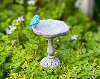 Miniature Bird Baths Fairy Accessories