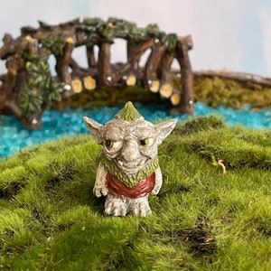 Fairy Garden Miniatures Troll Figurine Gorp, goblin, Fairy Garden Accessories,  Halloween Miniatures