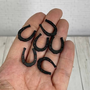 Miniature Horseshoe, Dollhouse Miniatures, St. Patrick's Day Miniatures, craft supplies, farm miniatures, barn minis, wood cut out