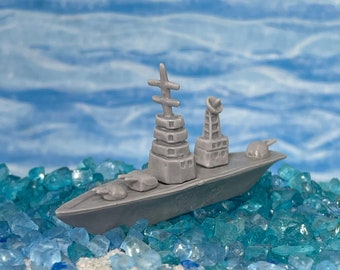 Miniature Battle Ship, Plastic Model, Cupcake Cake Topper, Figure, Fairy Beach Garden Accessories, Diorama Terrarium, vacation, Craft Supply