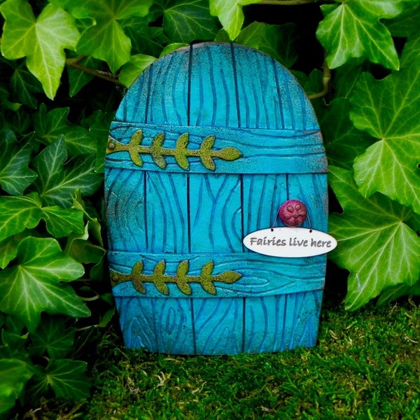 Fairy Door Miniature Sign, outdoor fairy door, resin, fairy garden accessory