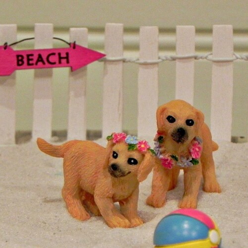 Miniature Dollhouse FAIRY GARDEN Accessories ~ Set of 3 Rustic Puppy Dog Dogs Miniature Dollhouse FAIRY GARDEN Accessories ~ Set of 3 Rustic Puppy Dog Dogs