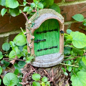 Fairy Door Miniature outdoor resin fairy door, mystical fairy door, fairy garden accessories, fairy door