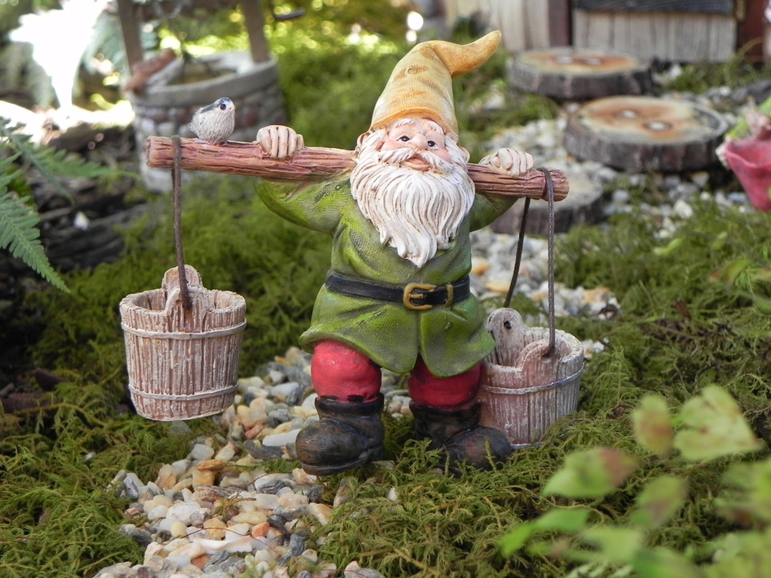 Miniature Gnome Fairy Garden Accessories Buckets Fairy Etsy